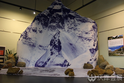 广东省博物馆珠穆朗玛峰主题展览馆搭建